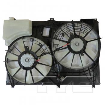 2018 Toyota Highlander Dual Radiator and Condenser Fan Assembly TYC 624800 image 4 of 4
