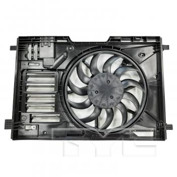 2022 Ford Transit Connect Dual Radiator and Condenser Fan Assembly TYC 624810 image 1 of 3