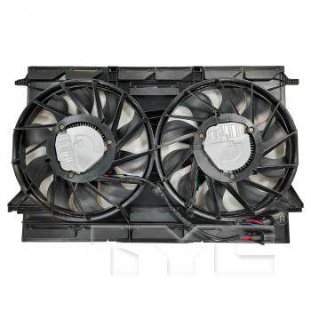 2020 Audi Q5 Dual Radiator and Condenser Fan Assembly TYC 624820 image 2 of 3
