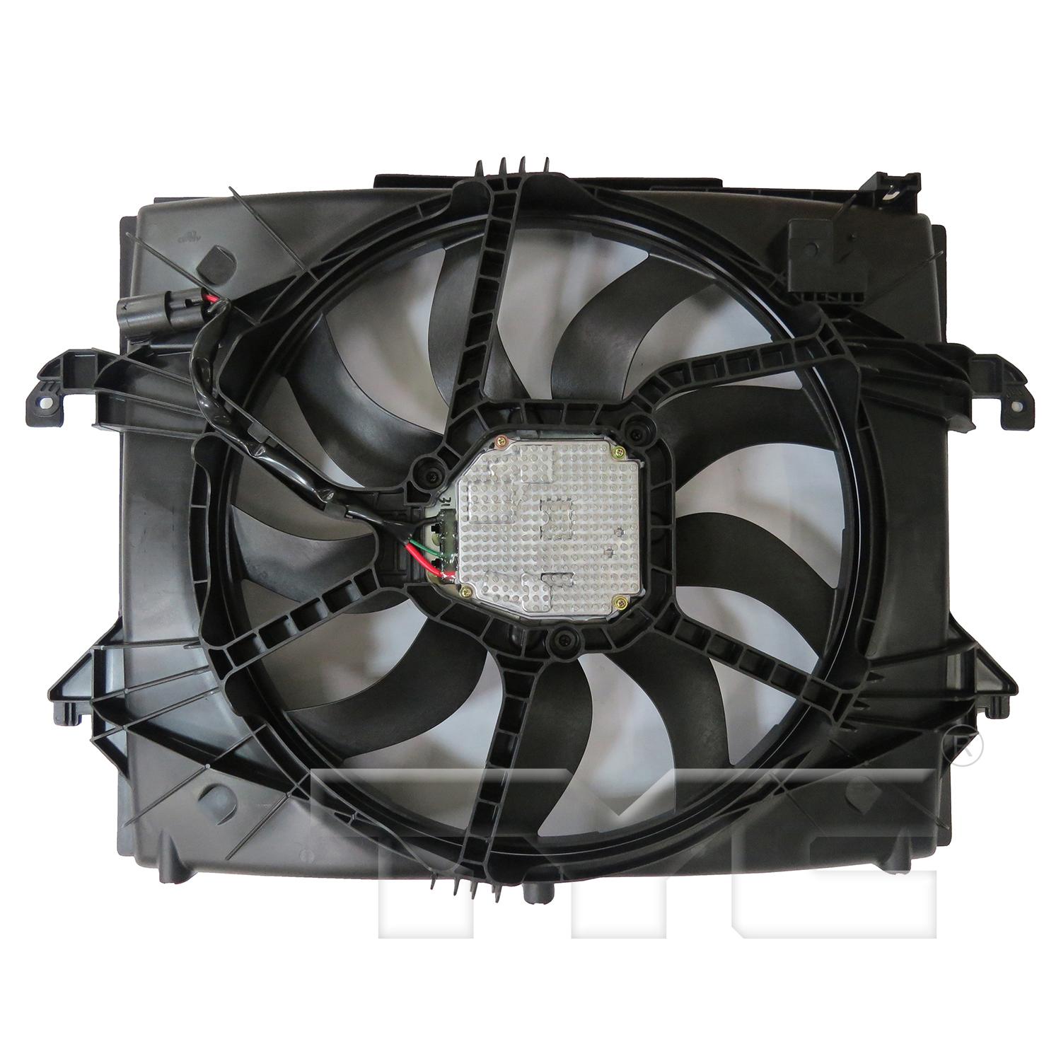 TYC 624830 - Dual Radiator and Condenser Fan Assembly TYC 624830 Dual Radiator and Condenser Fan Assembly product image 4 of 6