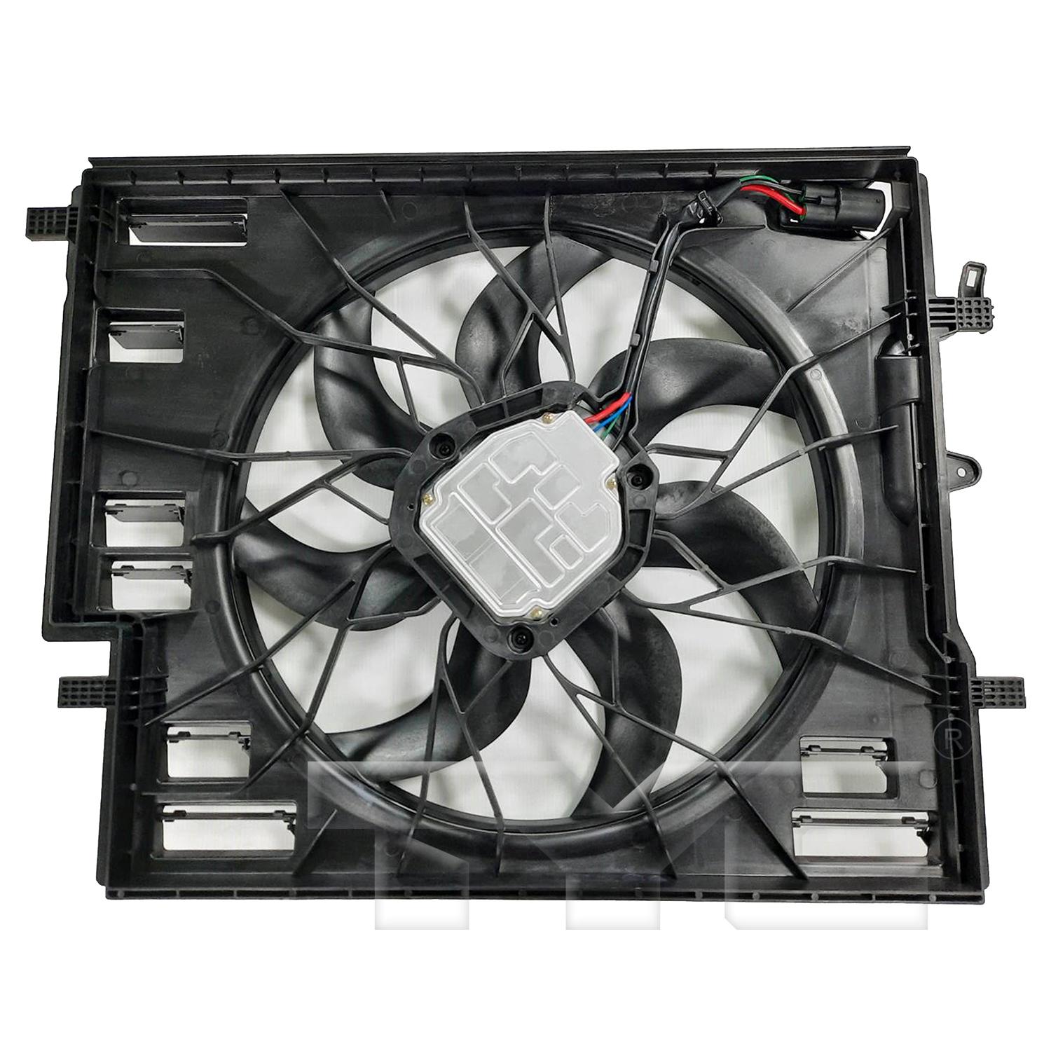 TYC 624840 - Dual Radiator and Condenser Fan Assembly TYC 624840 Dual Radiator and Condenser Fan Assembly product image 2 of 3
