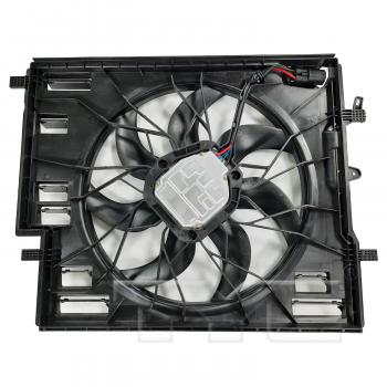 2021 Volvo S60 Dual Radiator and Condenser Fan Assembly TYC 624840 image 2 of 3