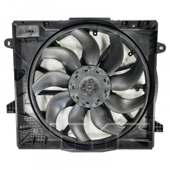 2021 Jeep Gladiator Dual Radiator and Condenser Fan Assembly TYC 624850 image 1 of 3