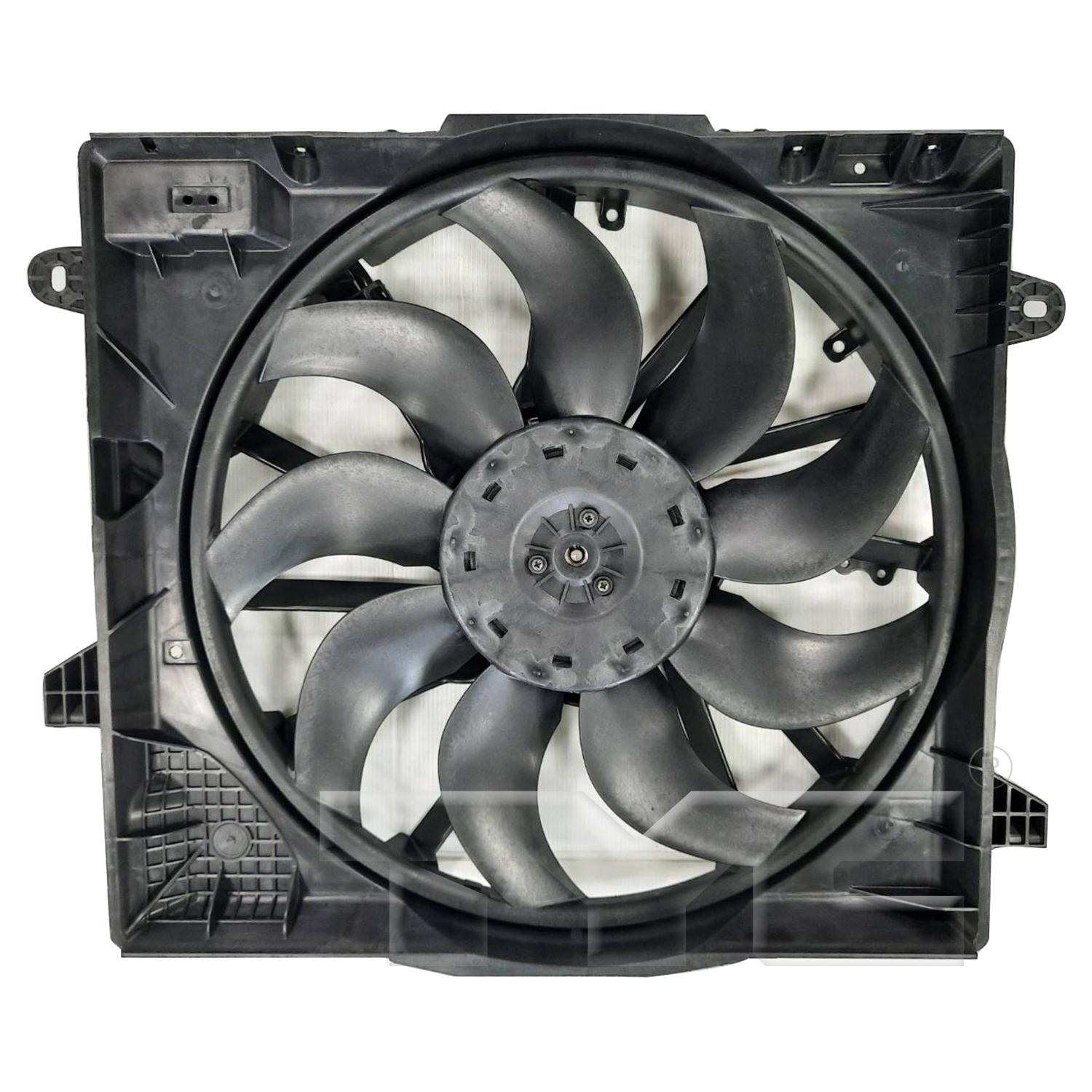 TYC 624860 - Dual Radiator and Condenser Fan Assembly TYC 624860 Dual Radiator and Condenser Fan Assembly product image 1 of 3