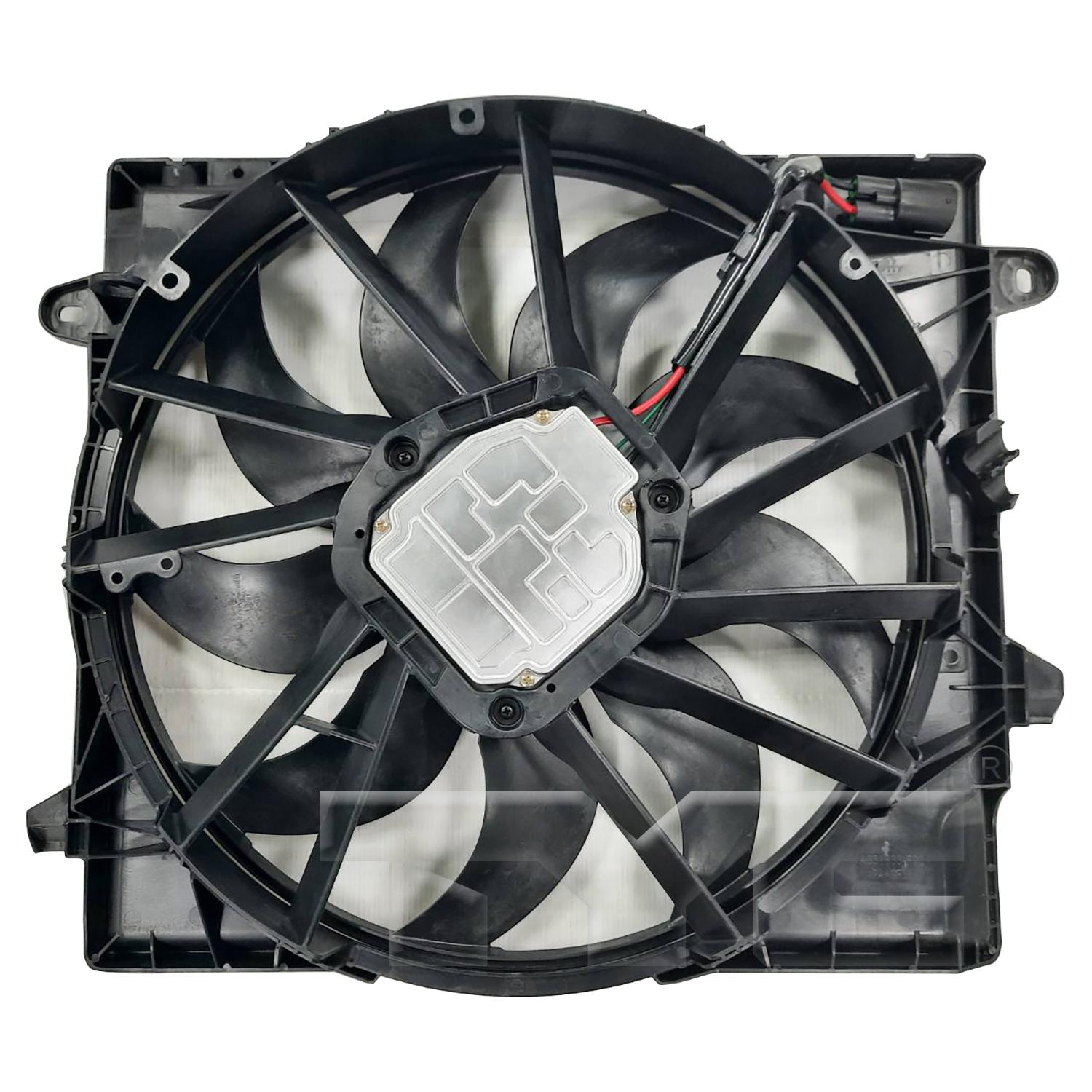 TYC 624860 - Dual Radiator and Condenser Fan Assembly TYC 624860 Dual Radiator and Condenser Fan Assembly product image 2 of 3
