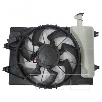 2021 Hyundai Elantra Dual Radiator and Condenser Fan Assembly TYC 624910 image 2 of 4