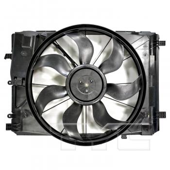 2020 Mercedes-Benz GLA250 Dual Radiator and Condenser Fan Assembly TYC 624930 image 1 of 3