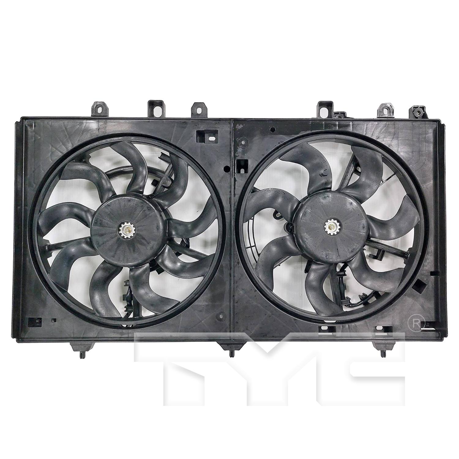 TYC 624940 - Dual Radiator and Condenser Fan Assembly TYC 624940 Dual Radiator and Condenser Fan Assembly product image 1 of 3