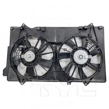 2021 Mazda CX-5 Dual Radiator and Condenser Fan Assembly TYC 624950 image 2 of 3