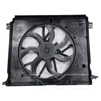 2022 Toyota Highlander Dual Radiator and Condenser Fan Assembly TYC 624980 image 1 of 3
