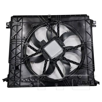 2022 Toyota Highlander Dual Radiator and Condenser Fan Assembly TYC 624980 image 2 of 3