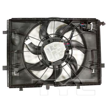 2018 Mercedes-Benz C300 Dual Radiator and Condenser Fan Assembly TYC 625000 image 2 of 3