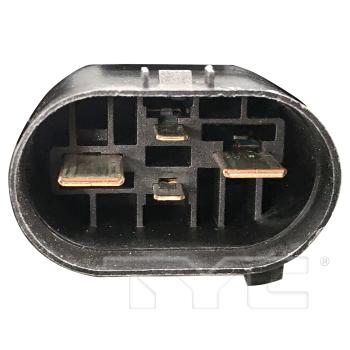 2018 Mercedes-Benz C300 Dual Radiator and Condenser Fan Assembly TYC 625000 image 3 of 3