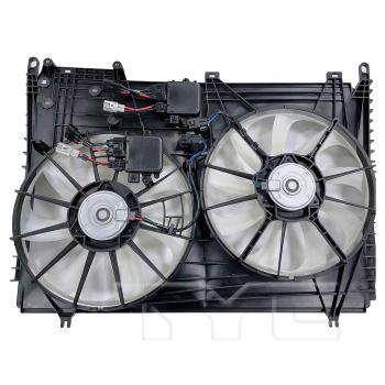 2023 Subaru Ascent Dual Radiator and Condenser Fan Assembly TYC 625040 image 2 of 4