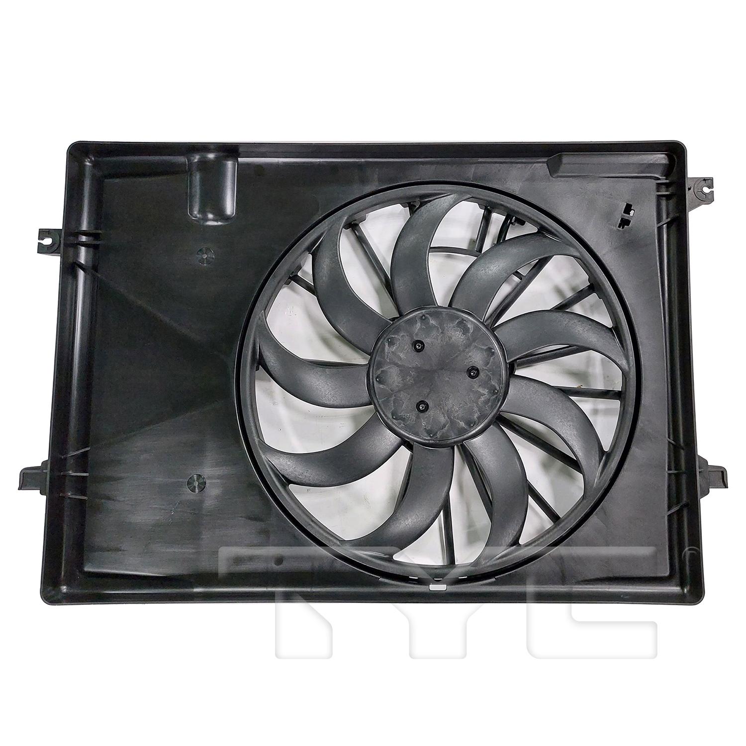TYC 625060 - Dual Radiator and Condenser Fan Assembly TYC 625060 Dual Radiator and Condenser Fan Assembly product image 1 of 3