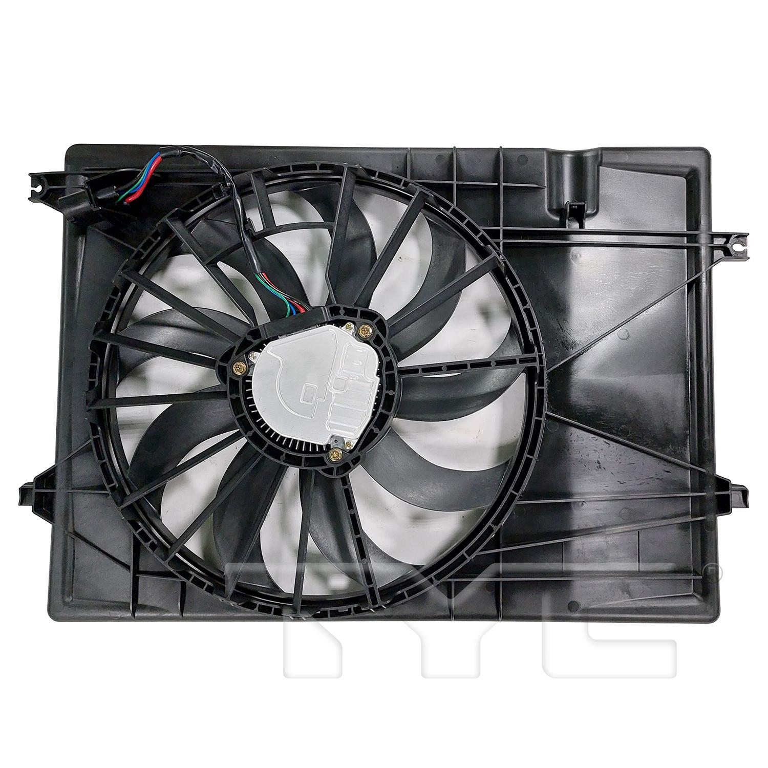 TYC 625060 - Dual Radiator and Condenser Fan Assembly TYC 625060 Dual Radiator and Condenser Fan Assembly product image 2 of 3