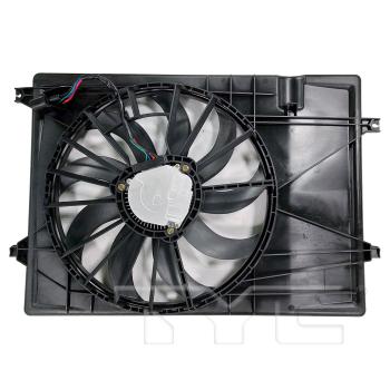 2023 Kia Telluride Dual Radiator and Condenser Fan Assembly TYC 625060 image 2 of 3