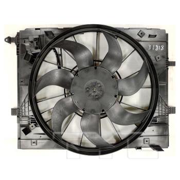 2023 Mercedes-Benz CLS450 Dual Radiator and Condenser Fan Assembly TYC 625070 image 1 of 3