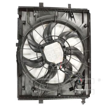 2023 Mercedes-Benz CLS450 Dual Radiator and Condenser Fan Assembly TYC 625070 image 2 of 3