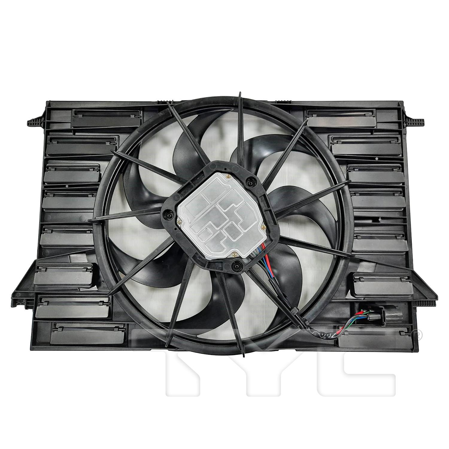 TYC 625080 - Dual Radiator and Condenser Fan Assembly TYC 625080 Dual Radiator and Condenser Fan Assembly product image 2 of 3