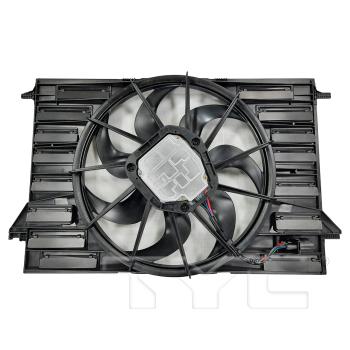 2020 Audi A4 Dual Radiator and Condenser Fan Assembly TYC 625080 image 2 of 3