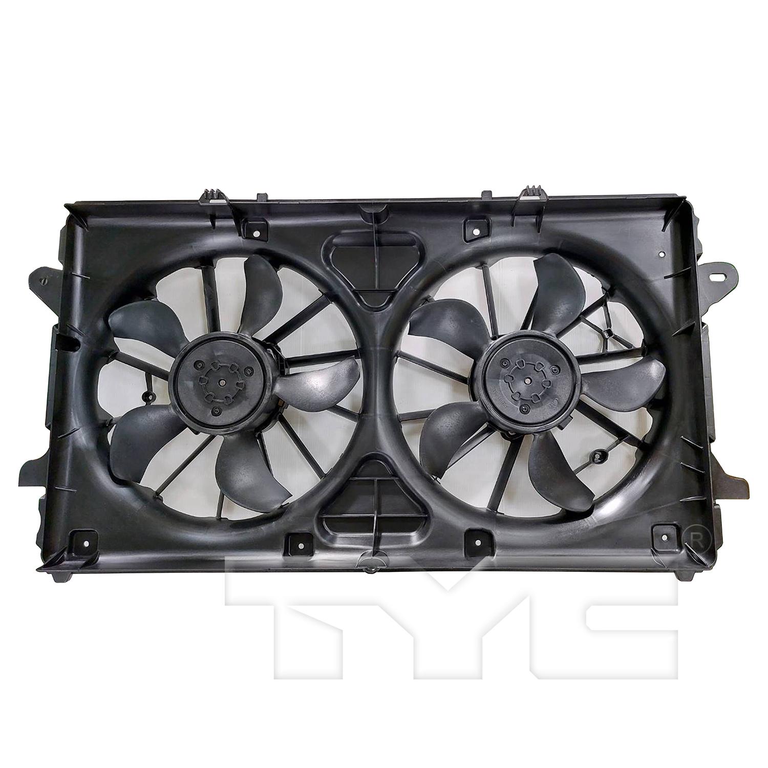 TYC 625090 - Dual Radiator and Condenser Fan Assembly TYC 625090 Dual Radiator and Condenser Fan Assembly product image 1 of 3