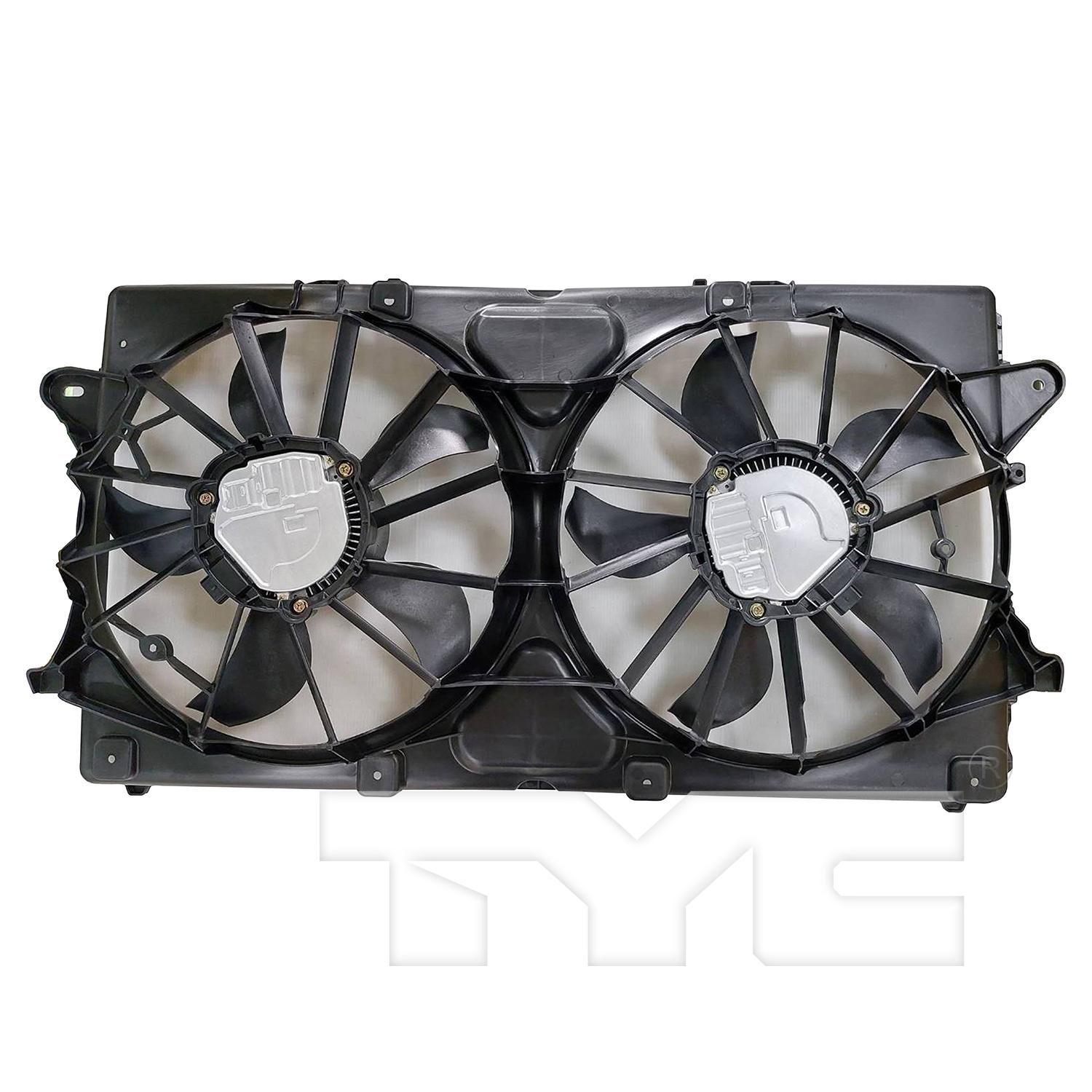 TYC 625090 - Dual Radiator and Condenser Fan Assembly TYC 625090 Dual Radiator and Condenser Fan Assembly product image 2 of 3