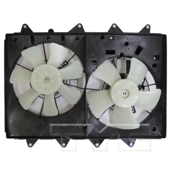 2015 Mazda CX-9 Dual Radiator and Condenser Fan Assembly TYC 626010 image 1 of 3