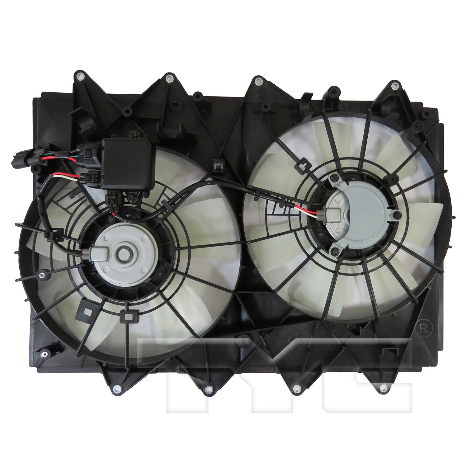 TYC 626010 - Dual Radiator and Condenser Fan Assembly TYC 626010 Dual Radiator and Condenser Fan Assembly product image 2 of 3