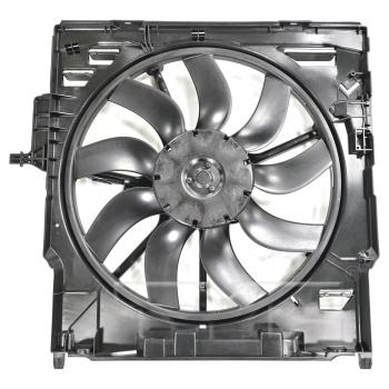 2014 BMW X5 Dual Radiator and Condenser Fan Assembly TYC 626020 image 1 of 3