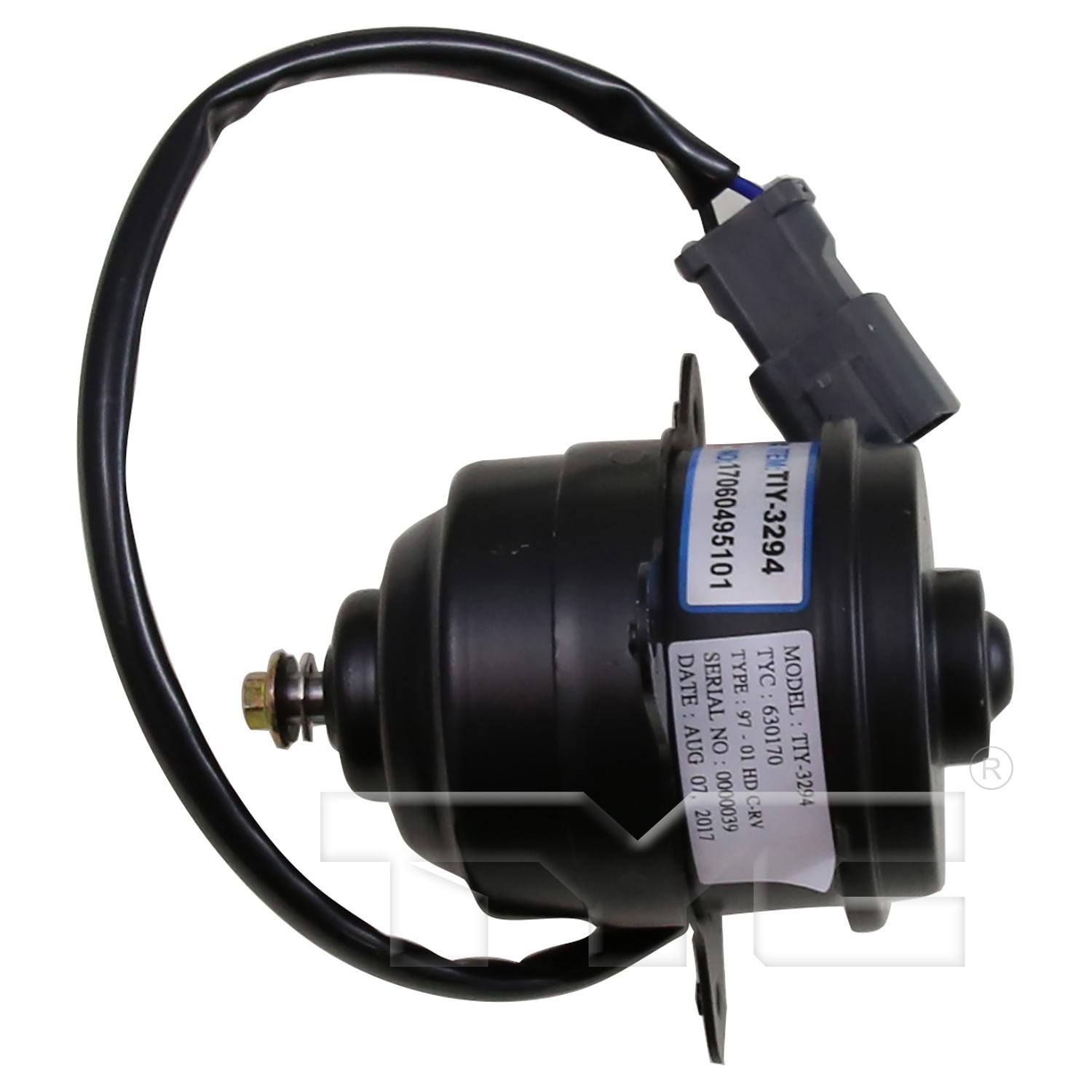 TYC 630170 Engine Cooling Fan Motor product image 3 of 4