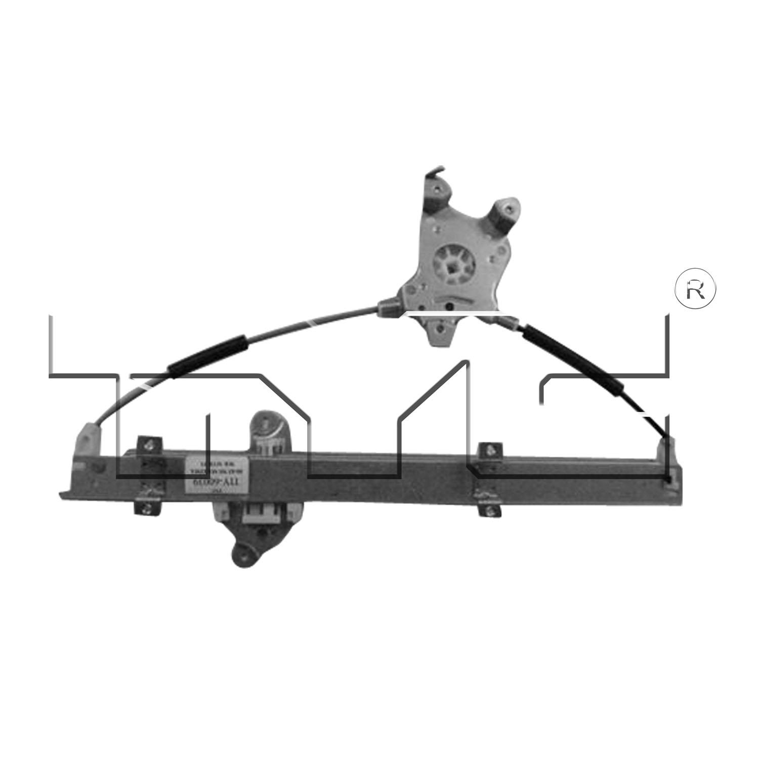 TYC 660078 - Power Window Motor and Regulator Assembly TYC 660078 Power Window Motor and Regulator Assembly product image 2 of 2