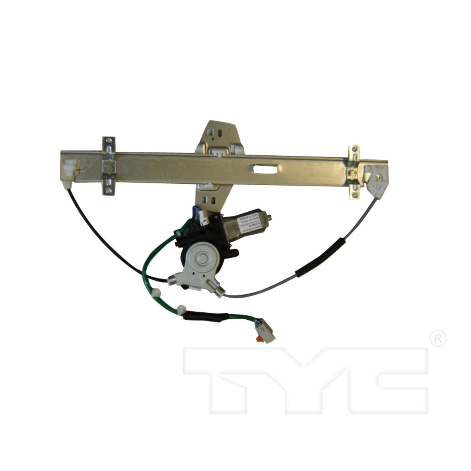TYC 660116 - Power Window Motor and Regulator Assembly TYC 660116 Power Window Motor and Regulator Assembly product image 2 of 3