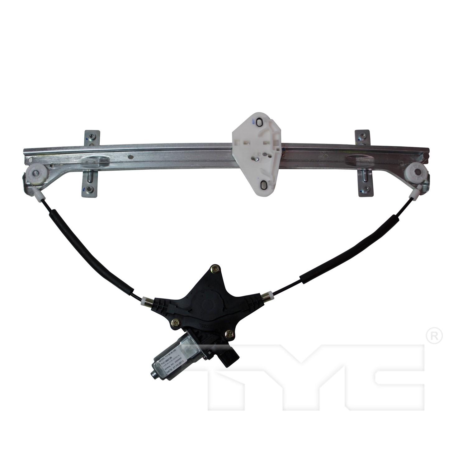 TYC 660126 - Power Window Motor and Regulator Assembly TYC 660126 Power Window Motor and Regulator Assembly product image 2 of 3