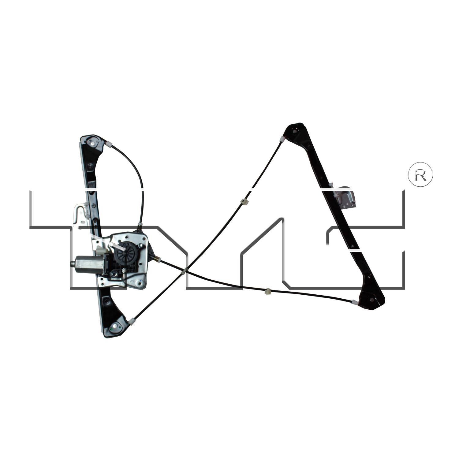 TYC 660170 - Power Window Motor and Regulator Assembly TYC 660170 Power Window Motor and Regulator Assembly product image 2 of 3