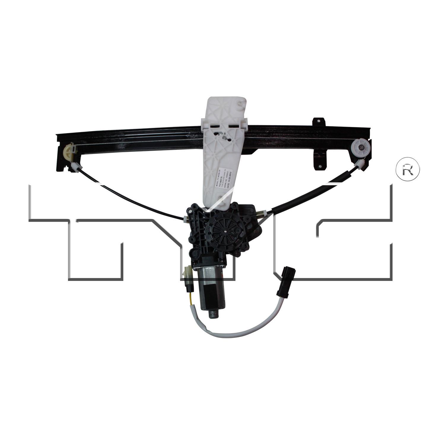 TYC 660175 - Power Window Motor and Regulator Assembly TYC 660175 Power Window Motor and Regulator Assembly product image 1 of 3