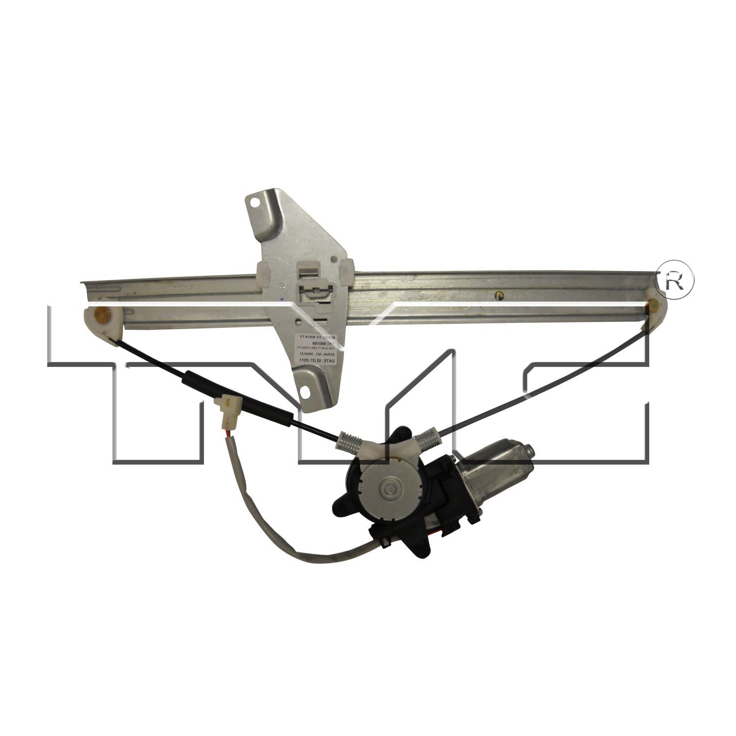 TYC 660190 - Power Window Motor and Regulator Assembly TYC 660190 Power Window Motor and Regulator Assembly product image 1 of 2