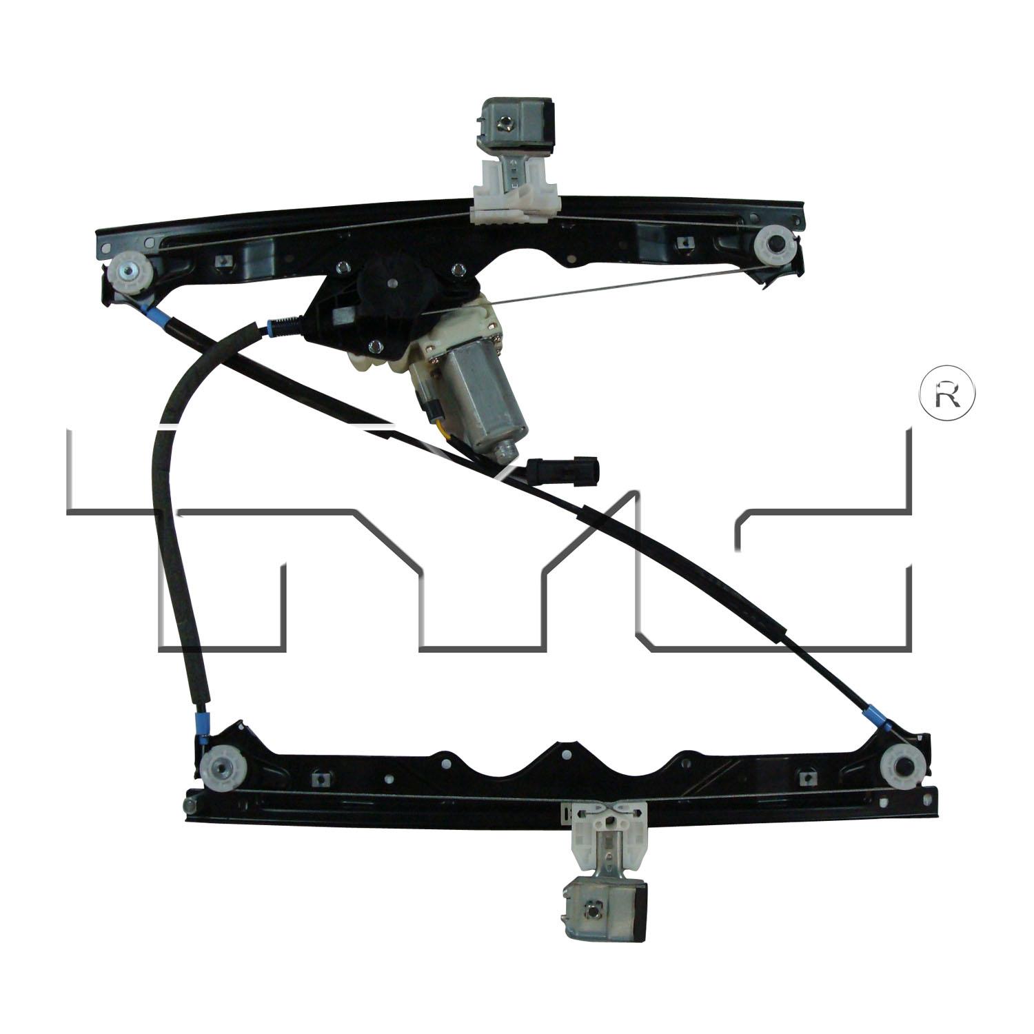 TYC 660202 - Power Window Motor and Regulator Assembly TYC 660202 Power Window Motor and Regulator Assembly product image 2 of 3