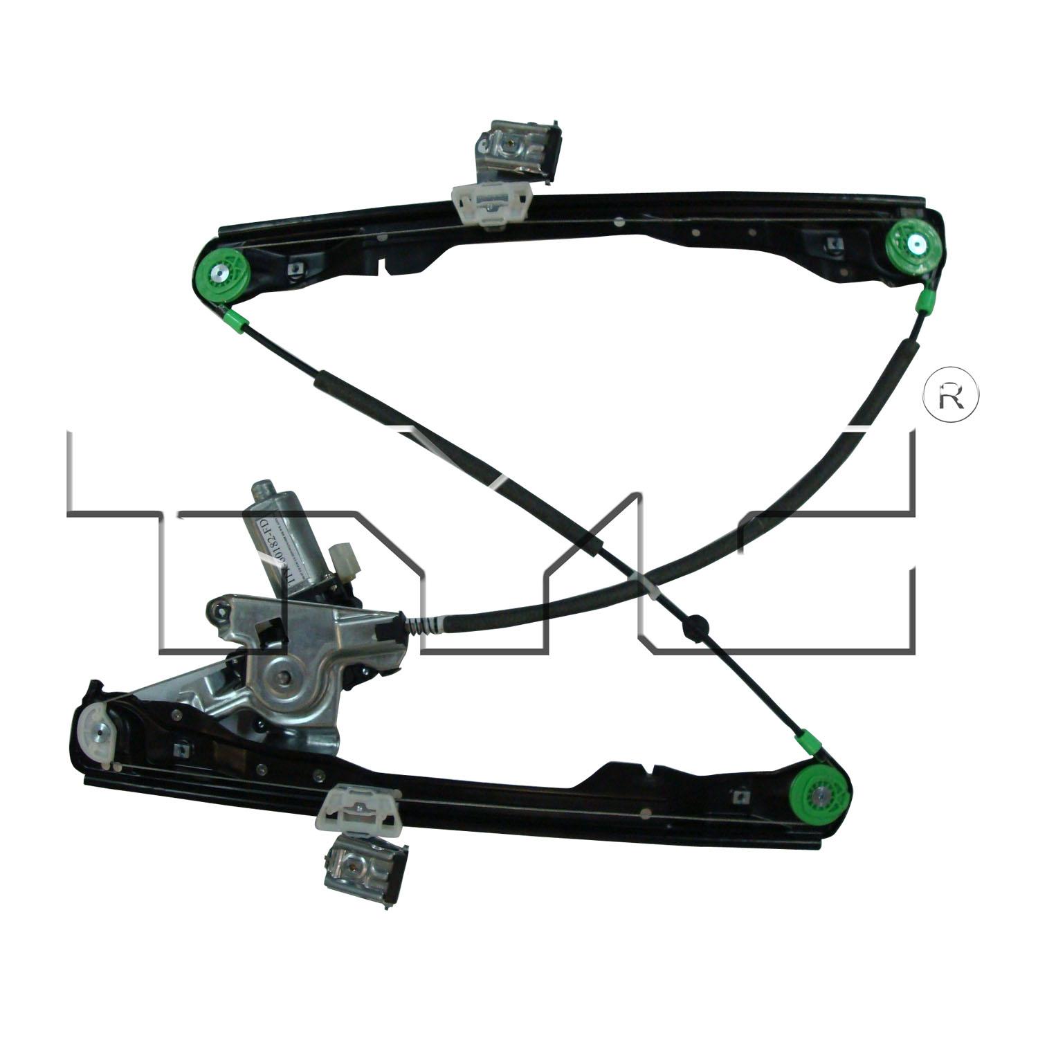 TYC 660203 - Power Window Motor and Regulator Assembly TYC 660203 Power Window Motor and Regulator Assembly product image 2 of 3