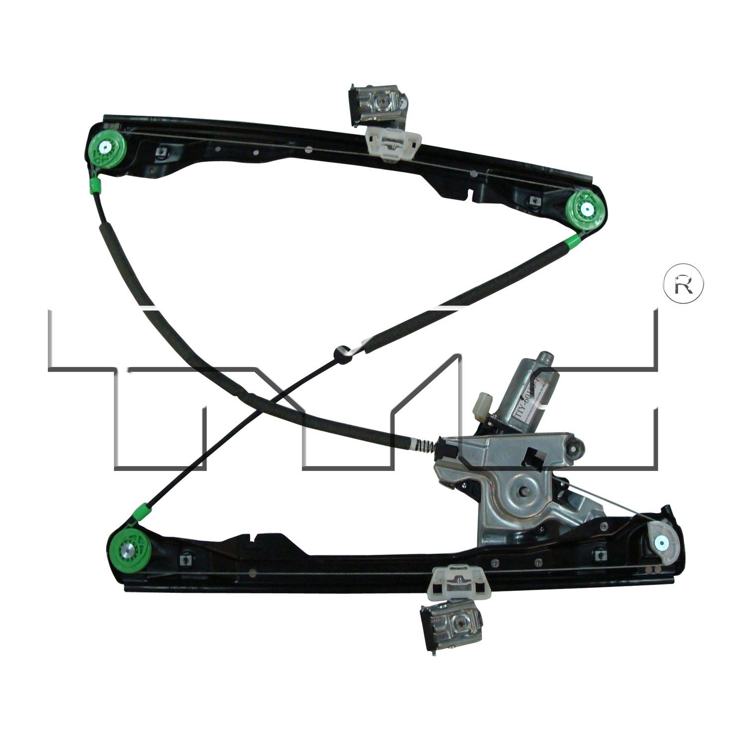 TYC 660204 - Power Window Motor and Regulator Assembly TYC 660204 Power Window Motor and Regulator Assembly product image 2 of 3