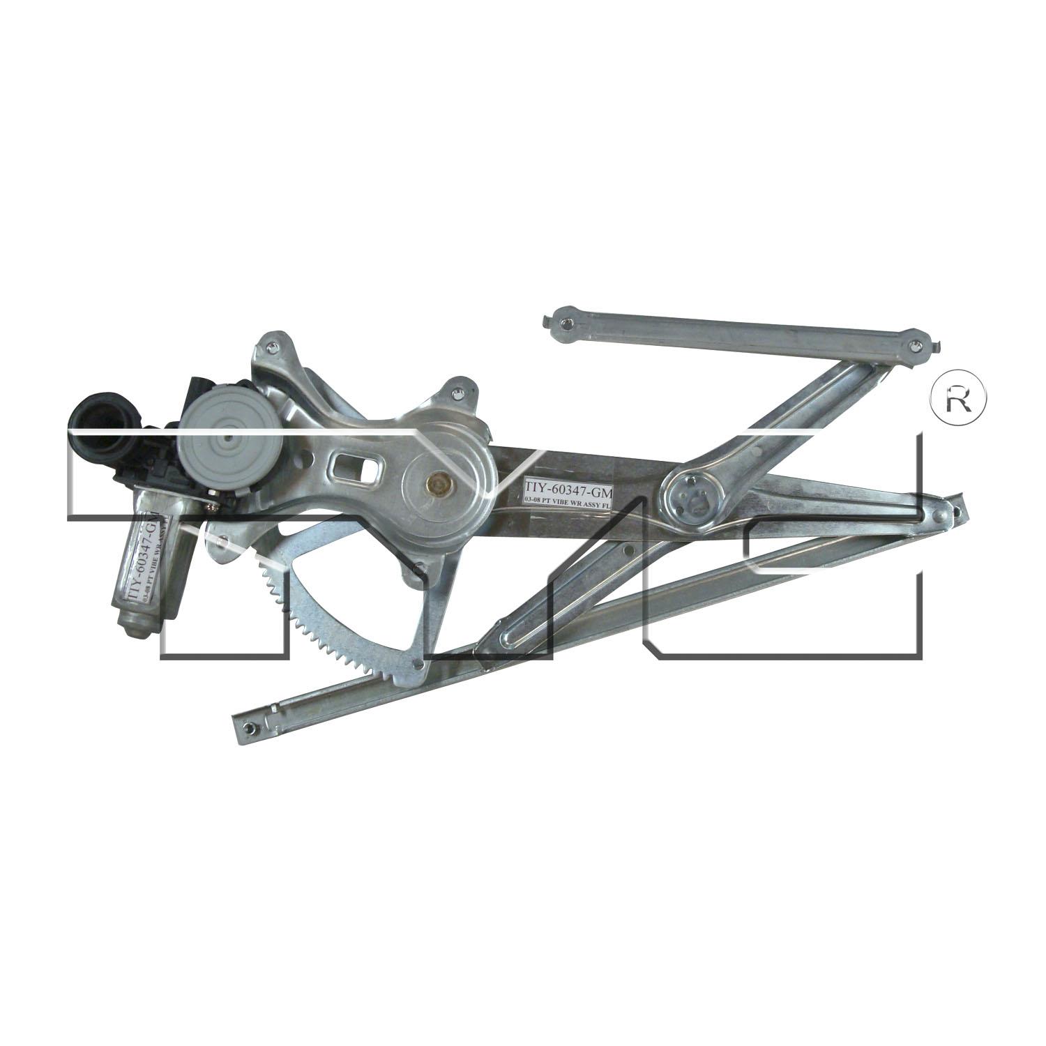TYC 660208 - Power Window Motor and Regulator Assembly TYC 660208 Power Window Motor and Regulator Assembly product image 1 of 3