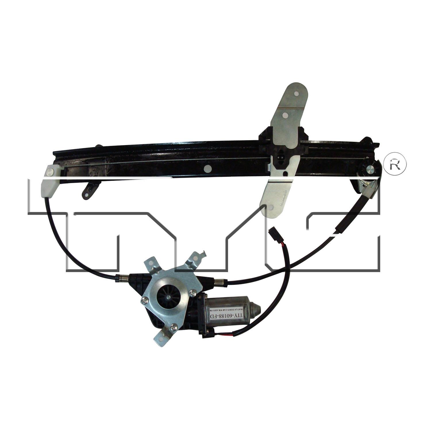 TYC 660231 - Power Window Motor and Regulator Assembly TYC 660231 Power Window Motor and Regulator Assembly product image 2 of 3