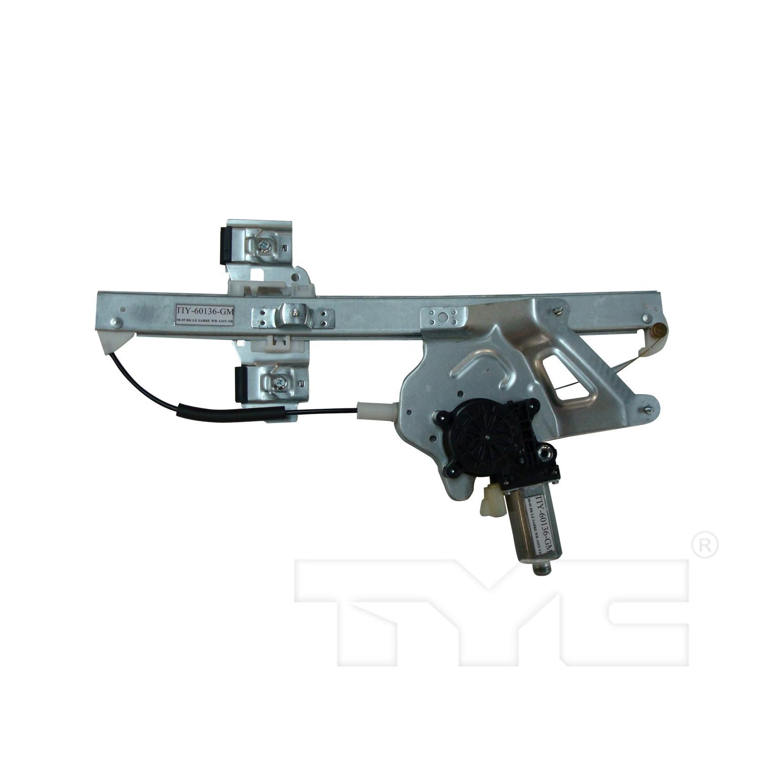 TYC 660253 - Power Window Motor and Regulator Assembly TYC 660253 Power Window Motor and Regulator Assembly product image 1 of 3