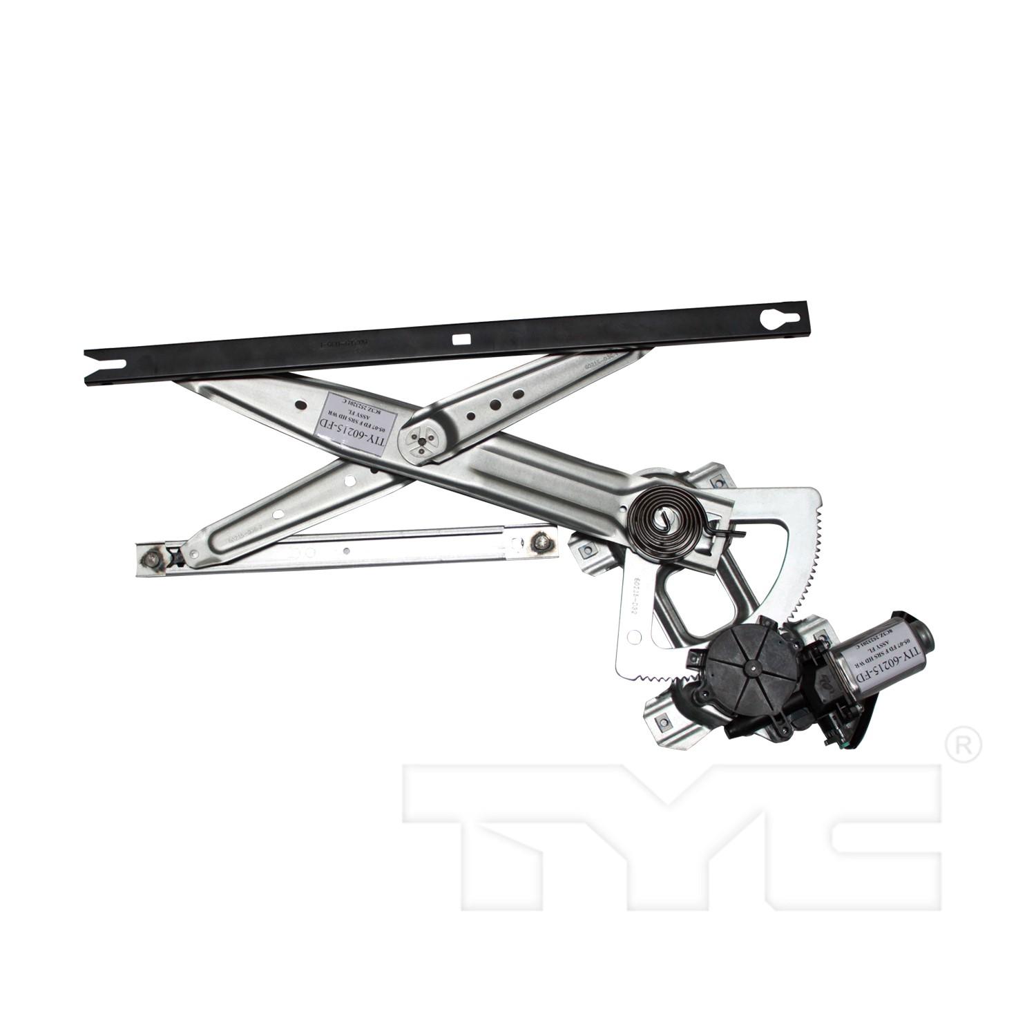 TYC 660262 Power Window Motor and Regulator Assembly product image 1 of 3
