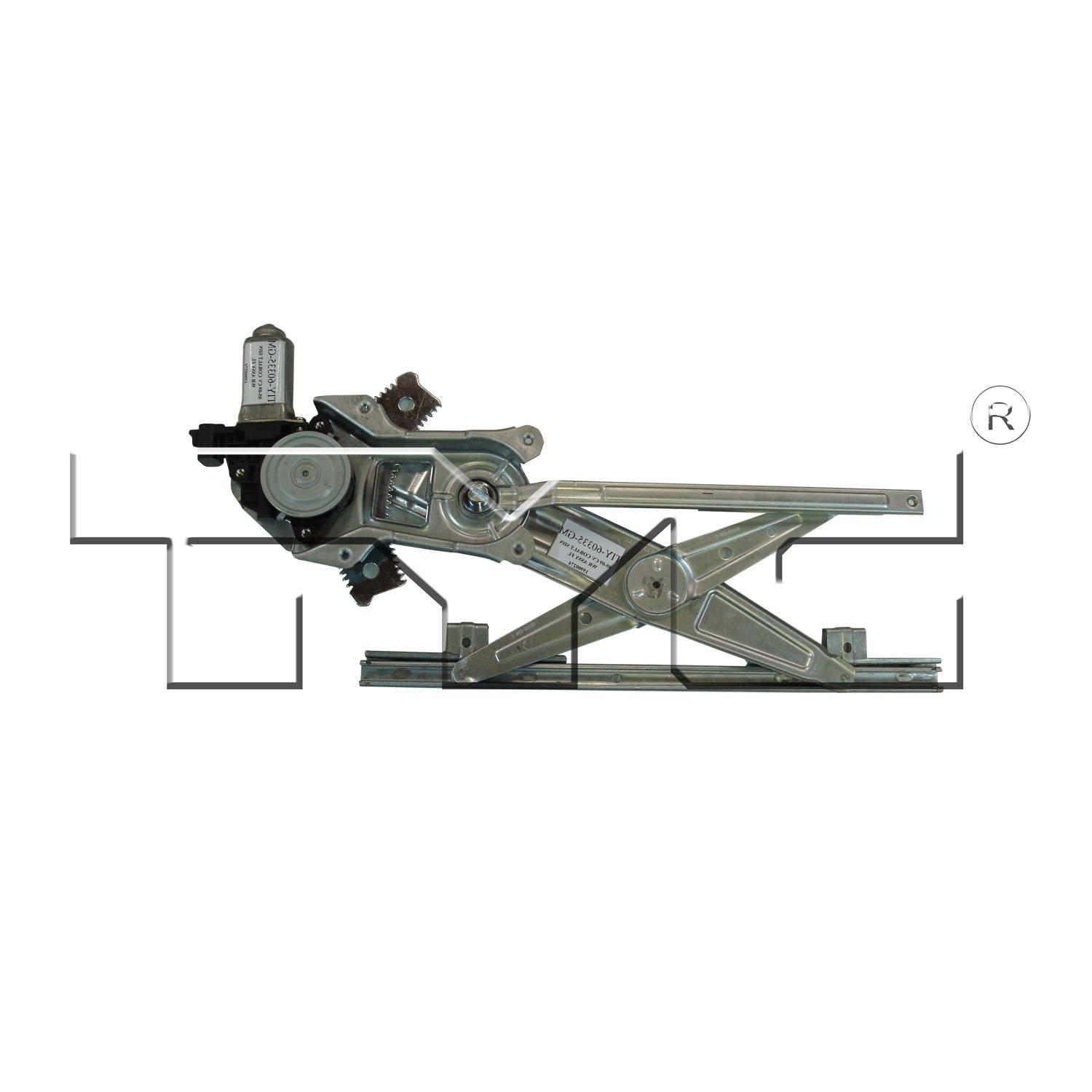TYC 660273 Power Window Motor and Regulator Assembly product image 1 of 3