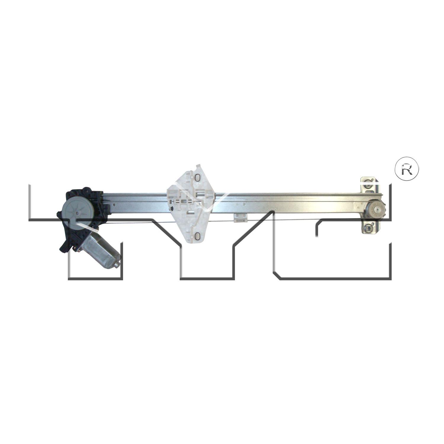 TYC 660303 - Power Window Motor and Regulator Assembly TYC 660303 Power Window Motor and Regulator Assembly product image 2 of 4