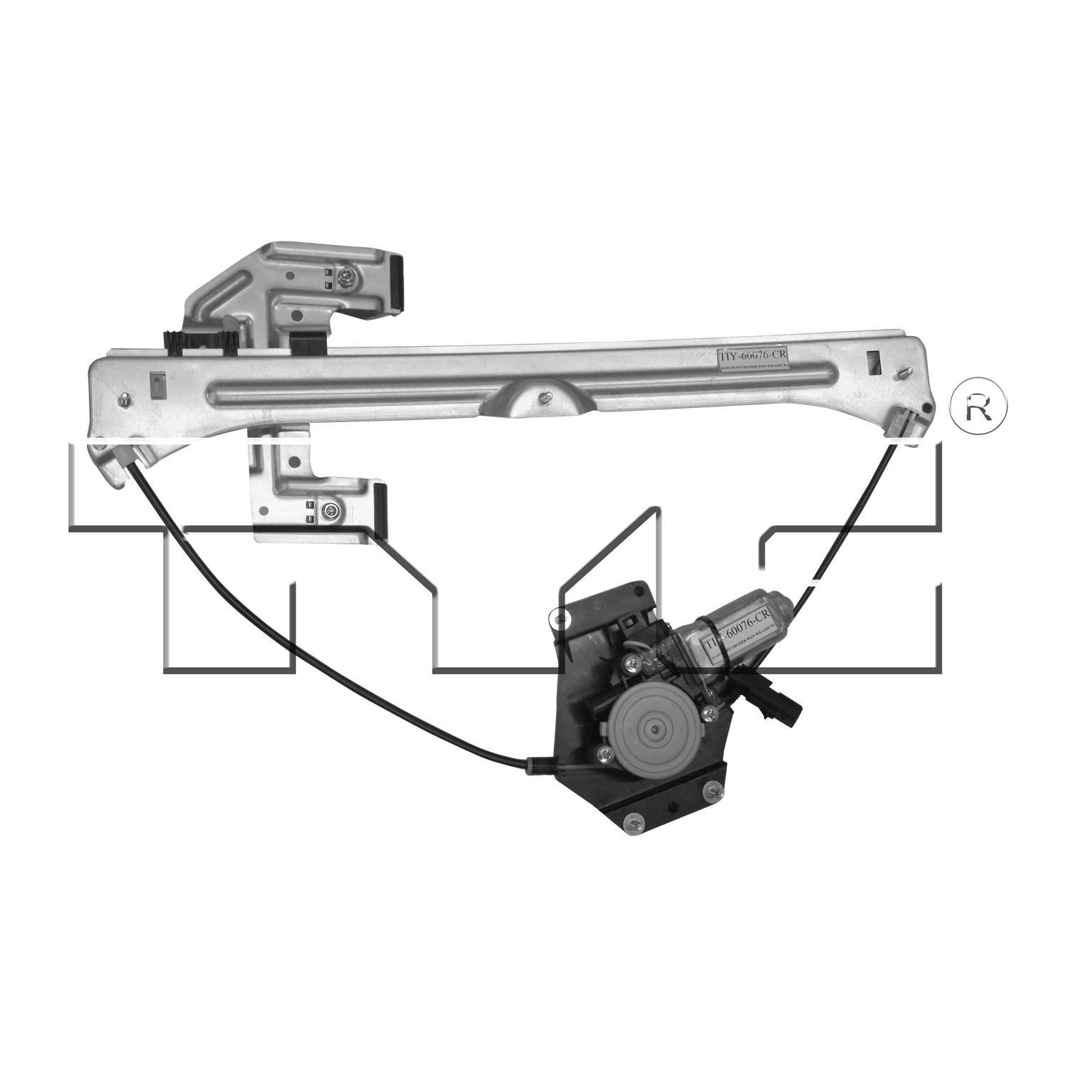 TYC 660342 - Power Window Motor and Regulator Assembly TYC 660342 Power Window Motor and Regulator Assembly product image 1 of 3