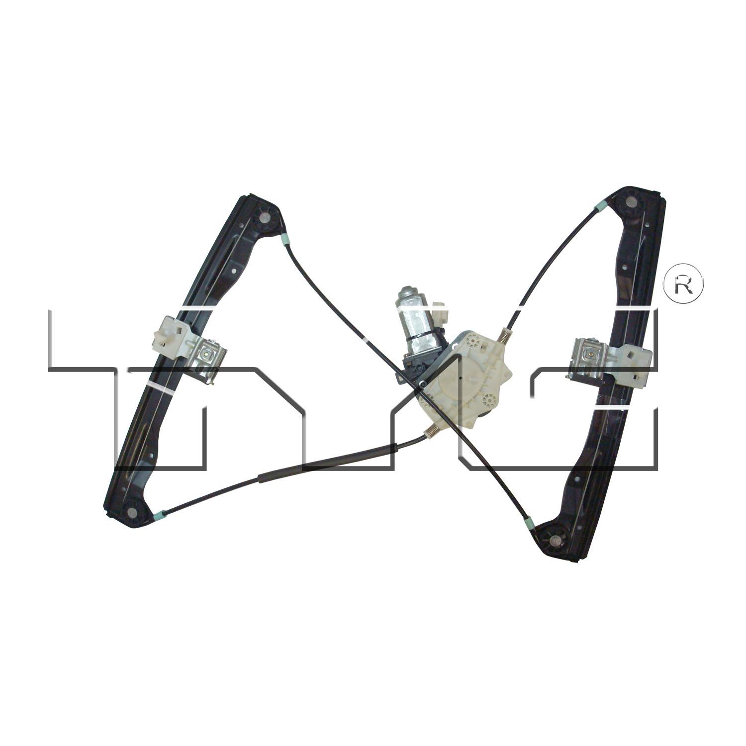 TYC 660344 Power Window Motor and Regulator Assembly product image 2 of 3