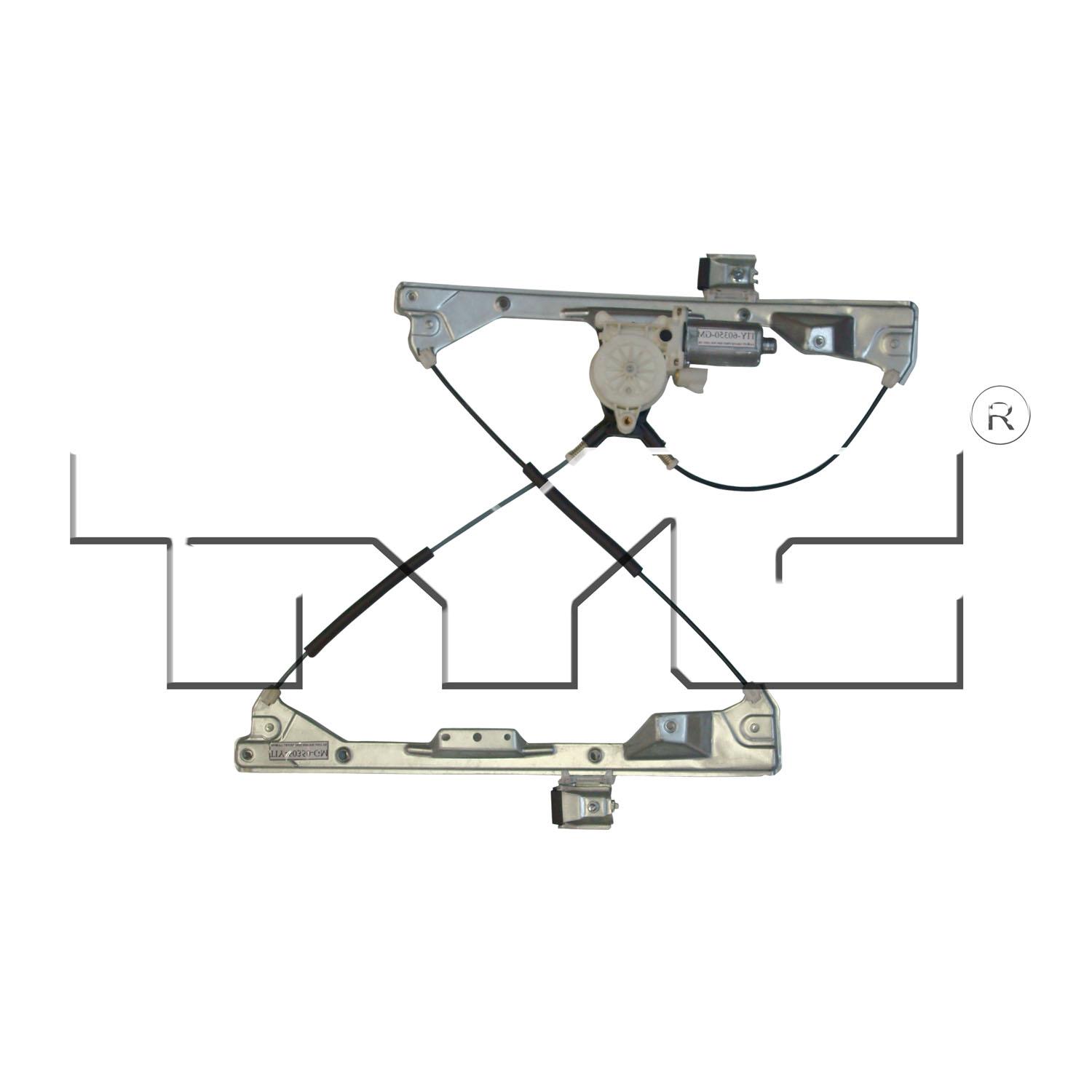 TYC 660354 - Power Window Motor and Regulator Assembly TYC 660354 Power Window Motor and Regulator Assembly product image 1 of 2