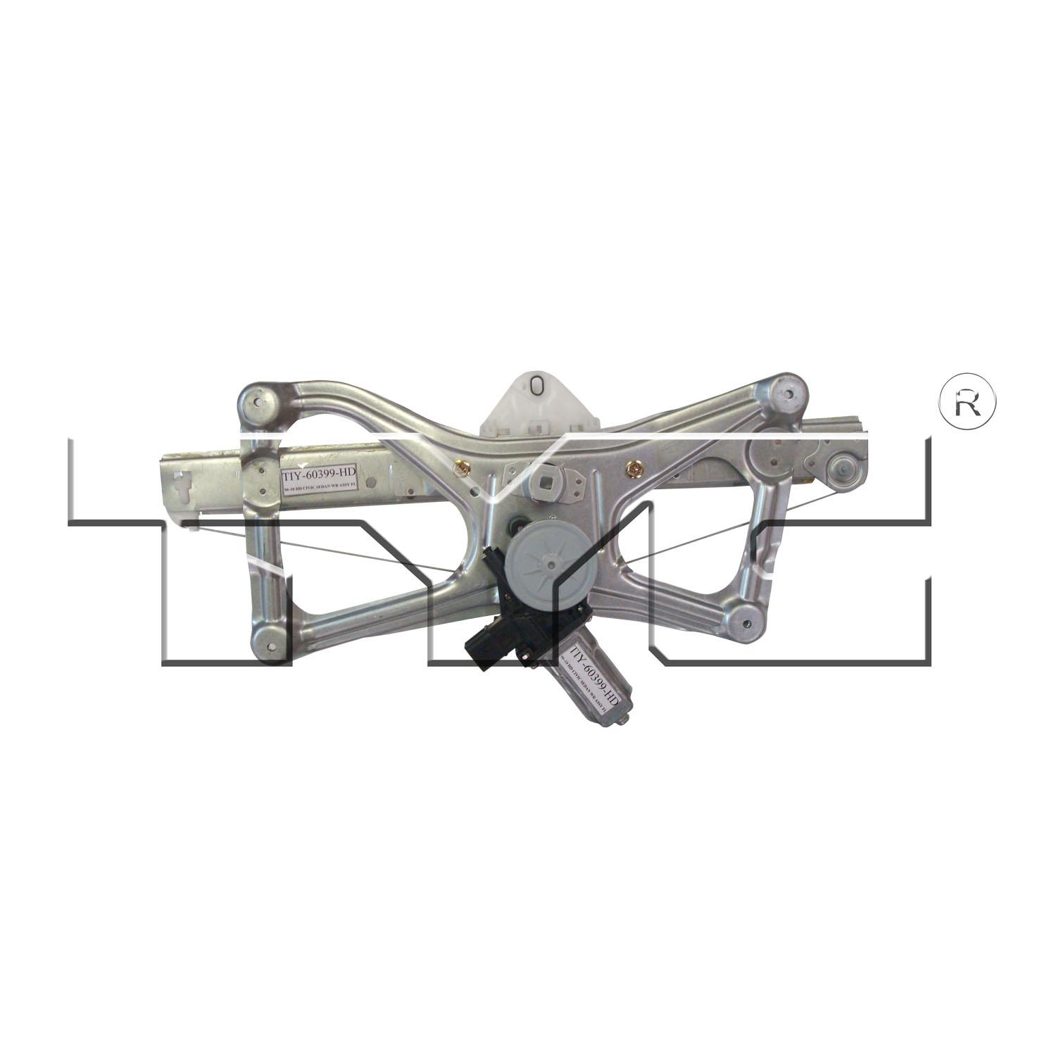 TYC 660358 - Power Window Motor and Regulator Assembly TYC 660358 Power Window Motor and Regulator Assembly product image 1 of 2